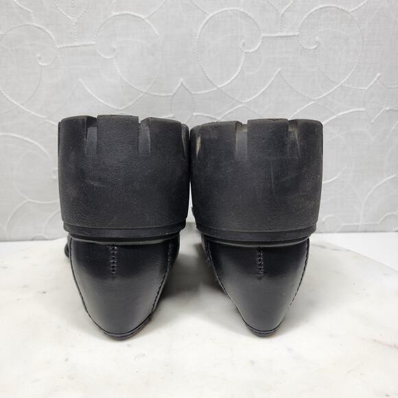 Madden Girl Hoxtonn Chunky Platform Loafer Womens 8 Black Chain Lug Sole‎ Grunge - Picture 10 of 15